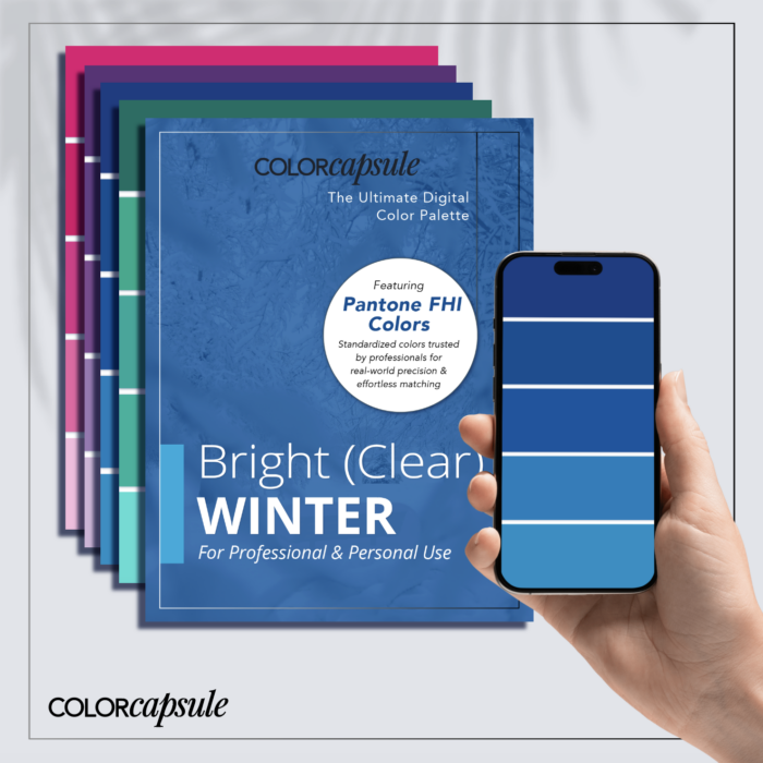 Professional Bright Winter color guide